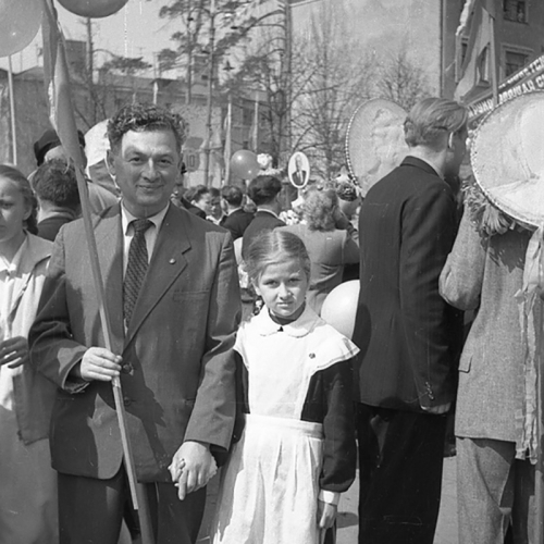 1959.05.01 - Праздник Весны и Труда 1 мая 1959 года в Красногорске | Фото из архива Сергей Кочеров